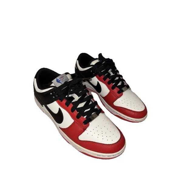 Air Jordan 1 Low 75th Anniversary Chicago Red Black White Men’s Size 8.5 Nike main image 5